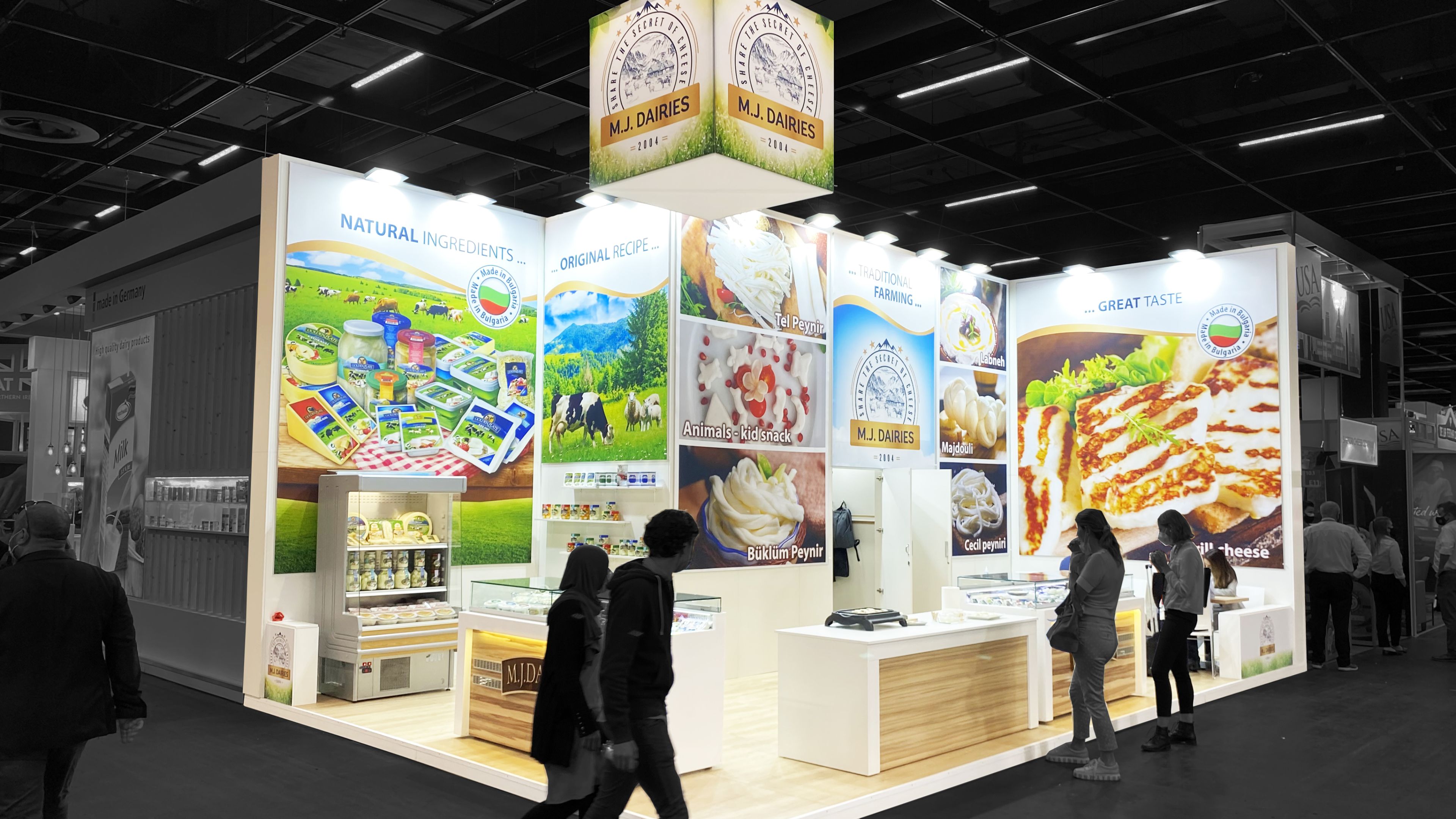 EXHIBITION STAND M.J. DAIRIES